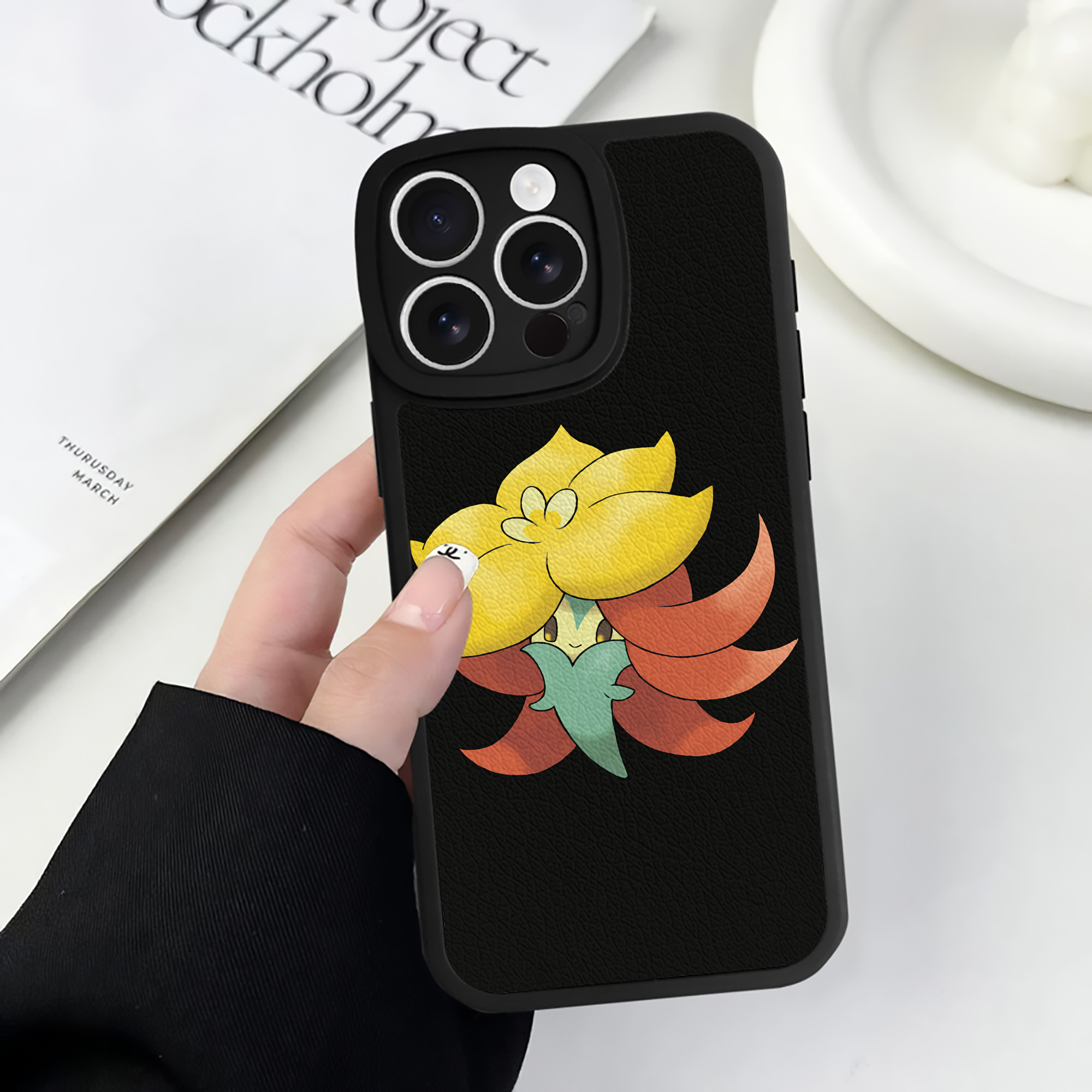 （画像用） ポケットモンスター Pokémon 【iPhone 16シリーズ対応】シリコンスマホケース（レザー調） 材質：シリコン